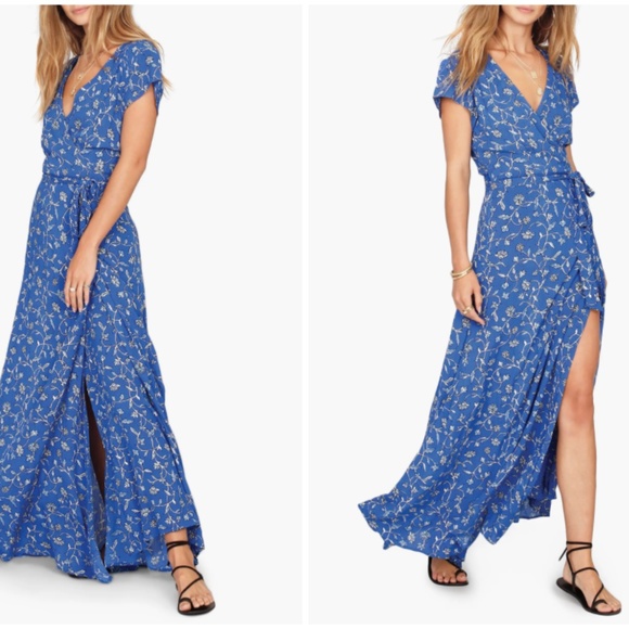 Amuse Society Dresses & Skirts - Amuse Society Summer Safari Wrap Dress - size Large
